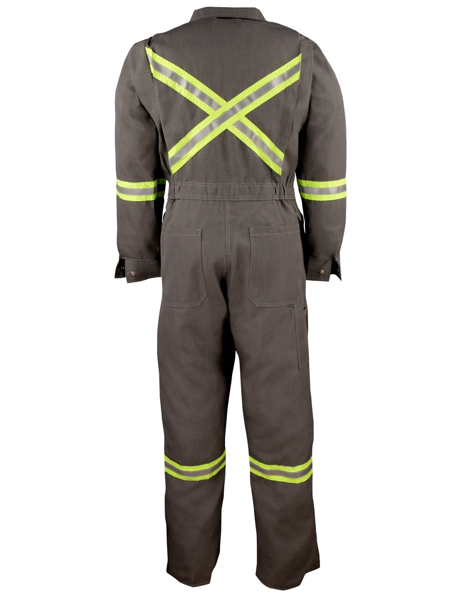 Westex Ultrasoft 7oz FR Coverall, with 3M Reflective - Charcoal – The ...